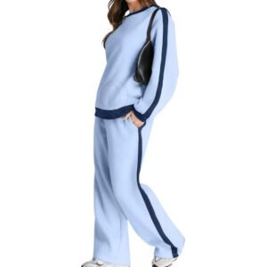 Women’s Blue Wide-Leg Tracksuit