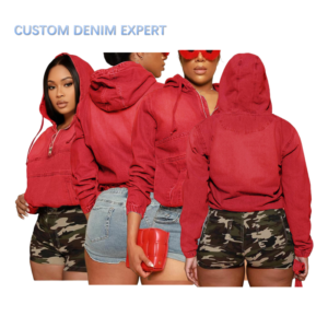 Women’s Hooded Denim Jacket